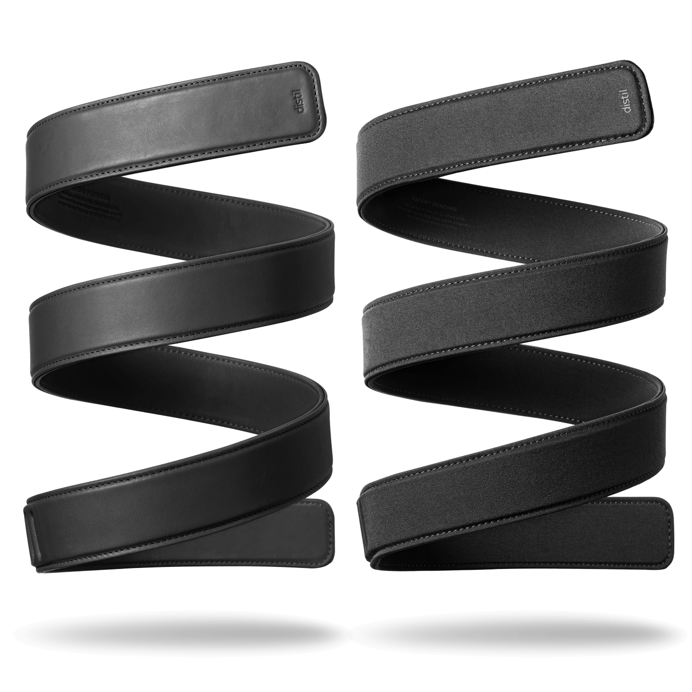 MagLock Leather + Nylon Belt 2-Pack
