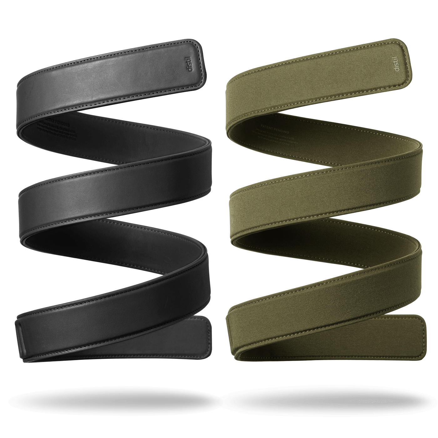 MagLock Leather + Nylon Belt 2-Pack